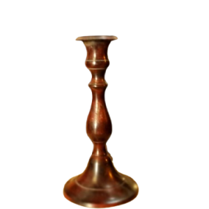 Bougeoir haut bordeaux foncé pour décoration de table mariage élégant et ambiance chaleureuse