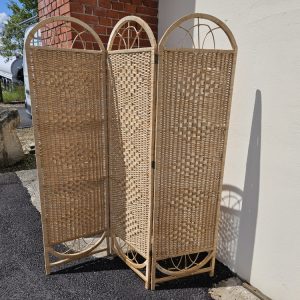 Paravent en osier